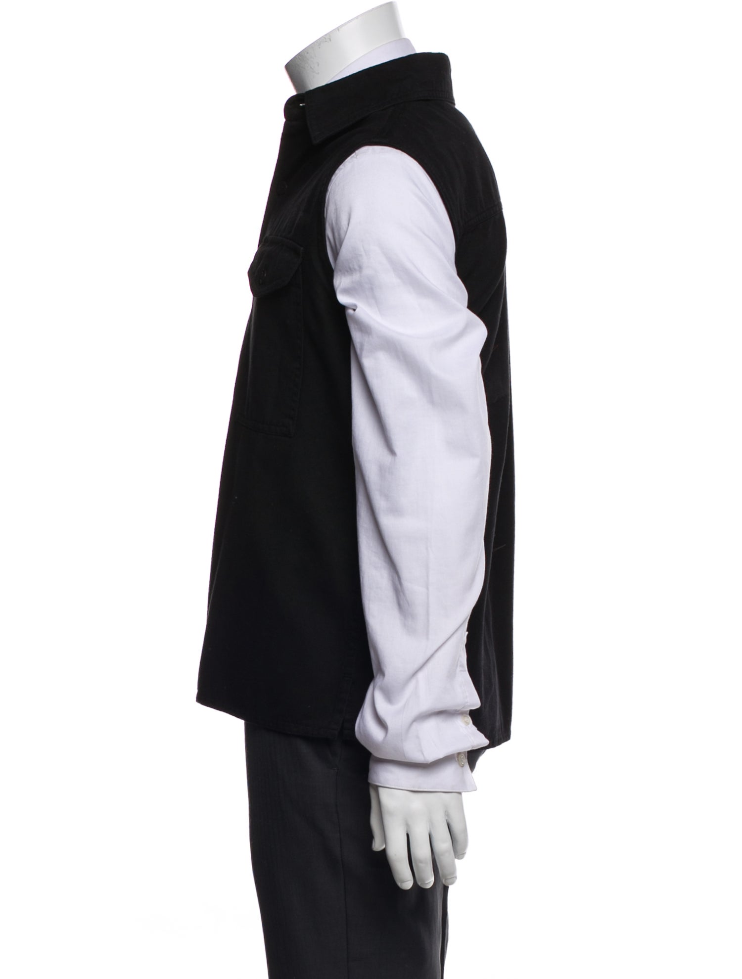 AMI Long Sleeve Denim Shirt