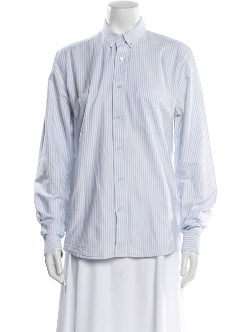 AMI Long Sleeve Button-Up Top