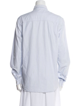 AMI Long Sleeve Button-Up Top