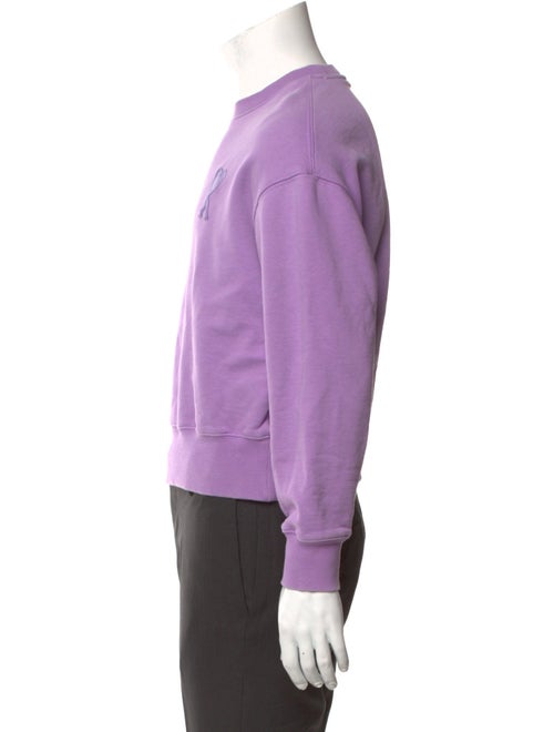 AMI Graphic Print Crew Neck Sweatshirt