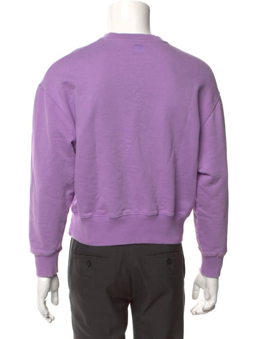 AMI Graphic Print Crew Neck Sweatshirt