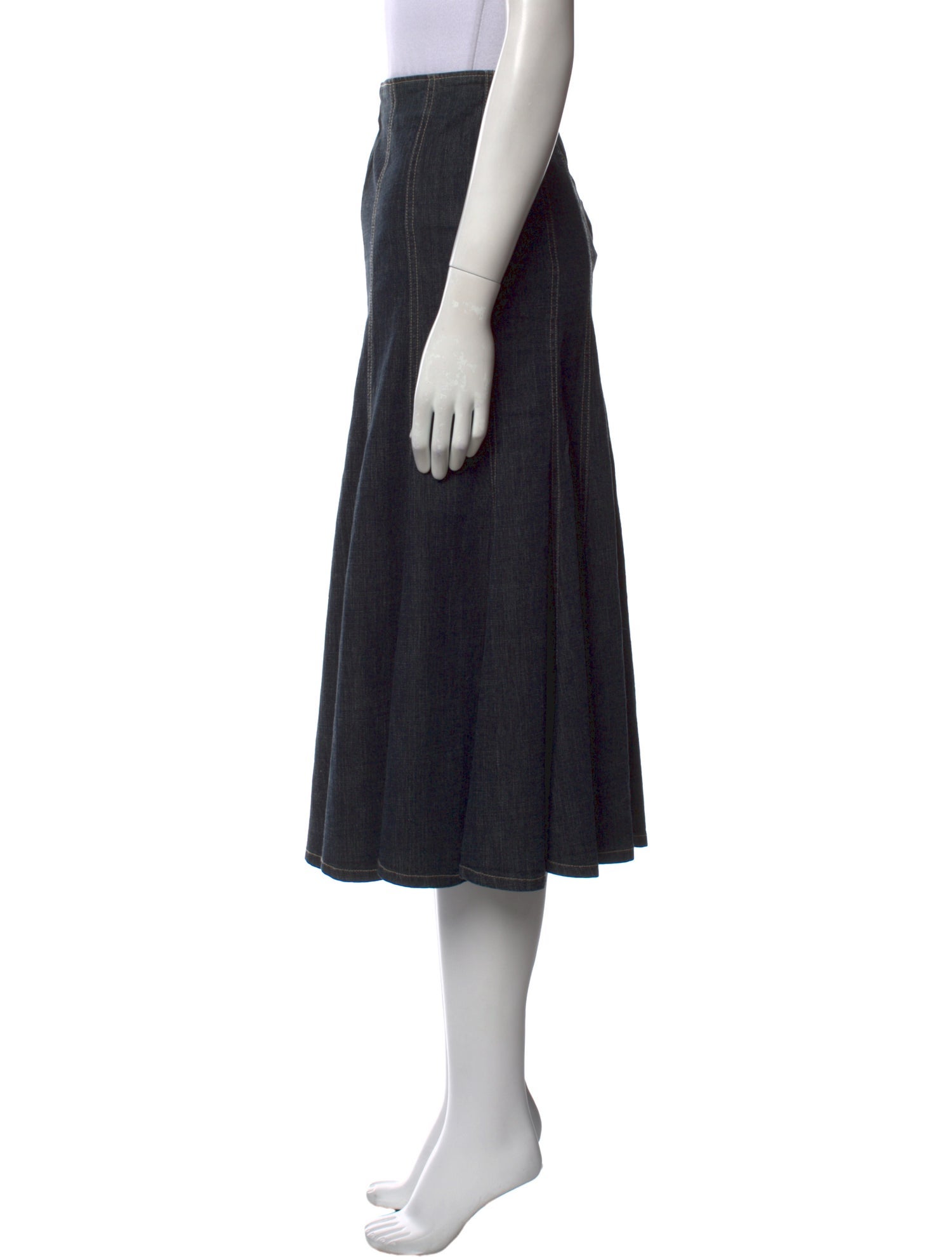 AMI Midi Length Skirt