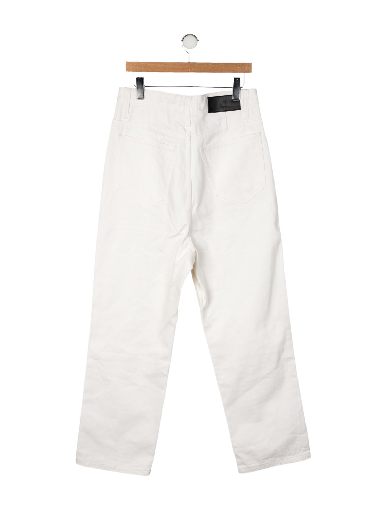 AMI High-Rise Wide Leg Jeans