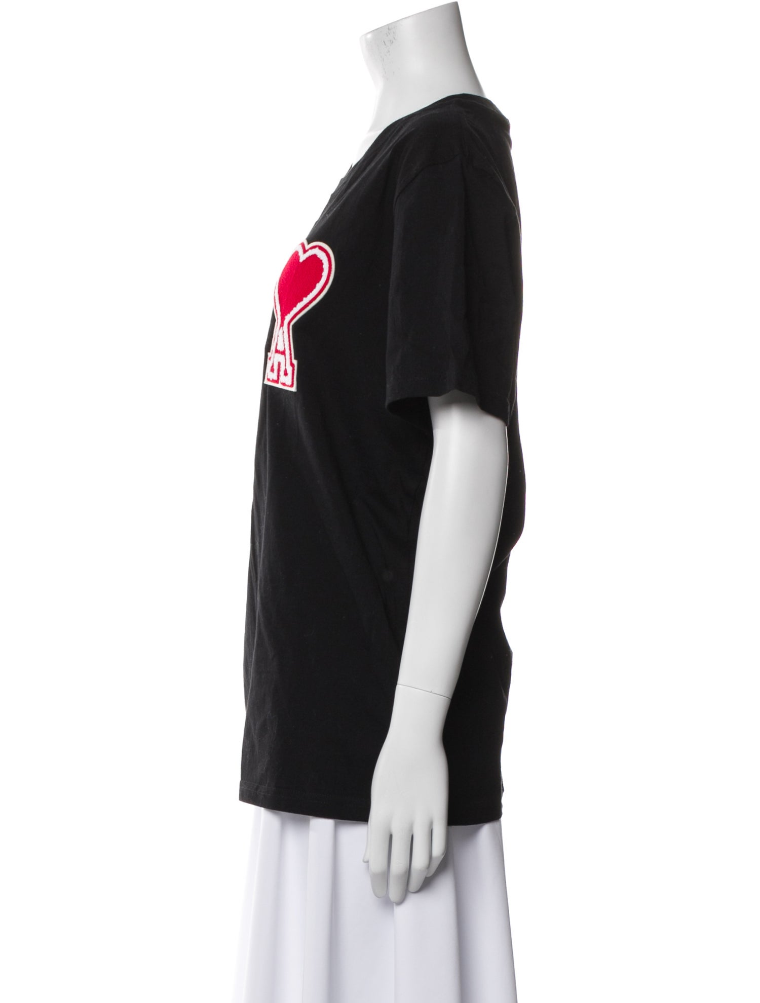 AMI Graphic Print Crew Neck T-Shirt w/ Tags