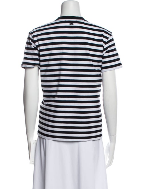 AMI Striped Crew Neck T-Shirt