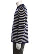 AMI Merino Wool Striped Pullover
