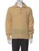 AMI Collar Long Sleeve Polo Sweater