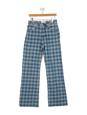 AMI High-Rise Wide Leg Jeans