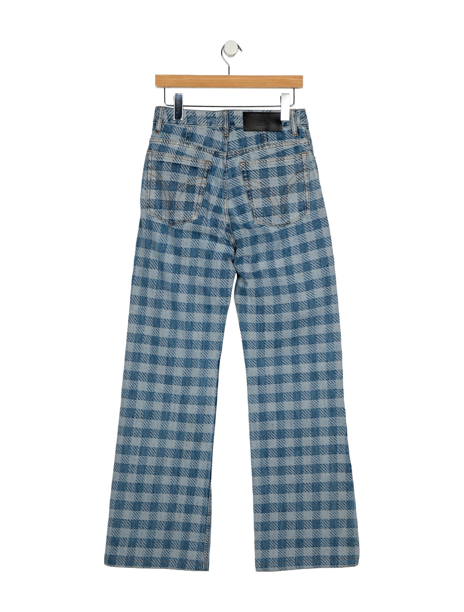 AMI High-Rise Wide Leg Jeans