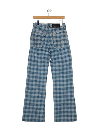 AMI High-Rise Wide Leg Jeans