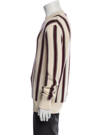 AMI Striped Crew Neck Pullover