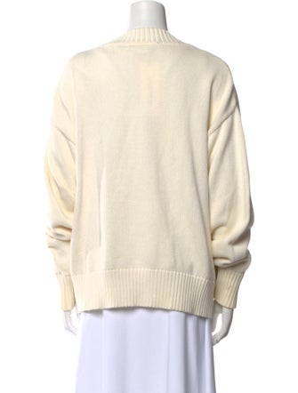 AMI Striped V-Neck Sweater