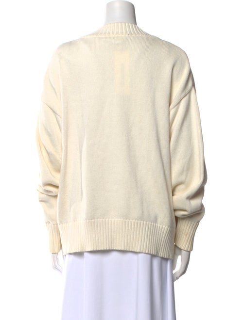 AMI Striped V-Neck Sweater