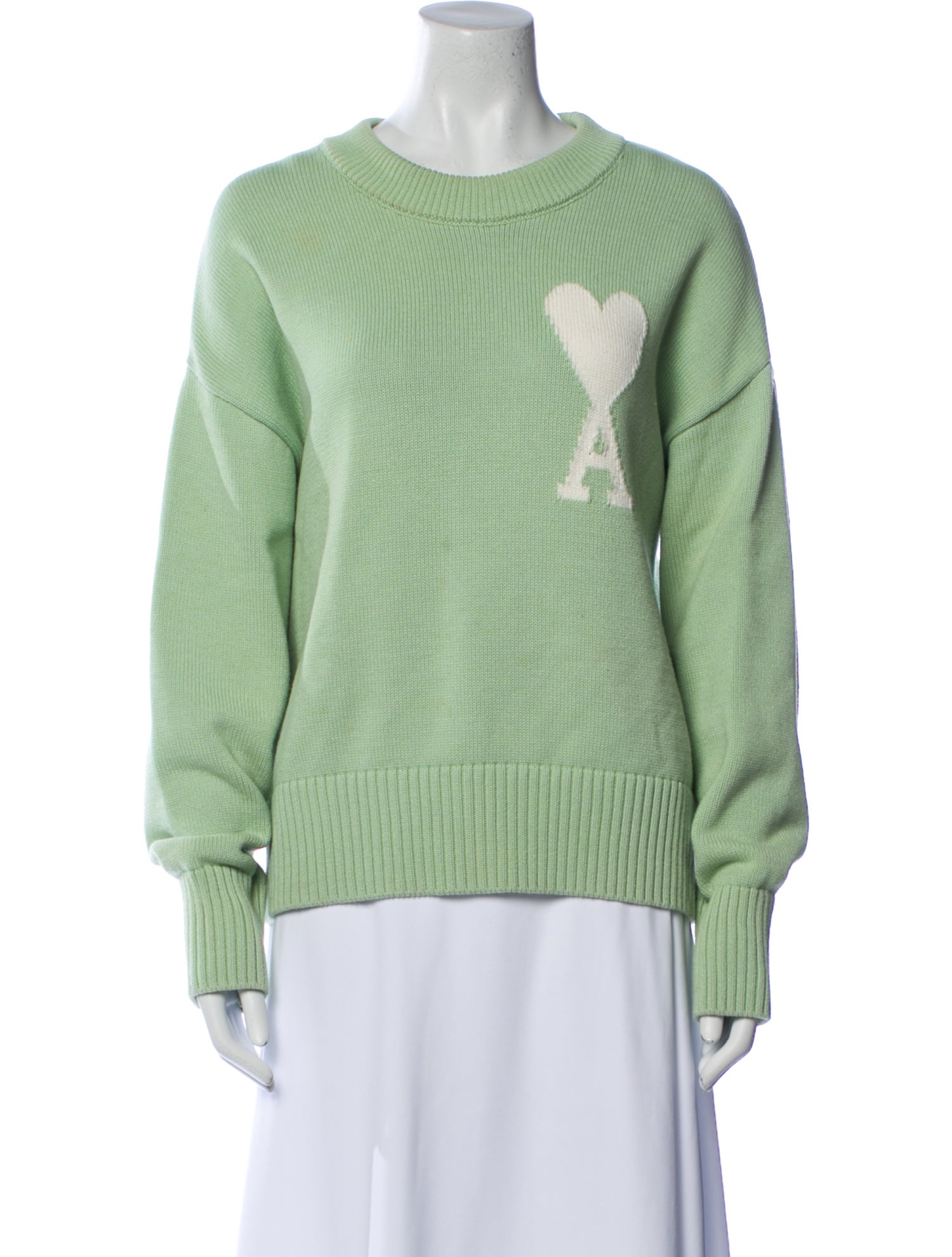 AMI Crew Neck Long Sleeve Sweatshirt