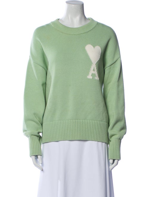 AMI Crew Neck Long Sleeve Sweatshirt
