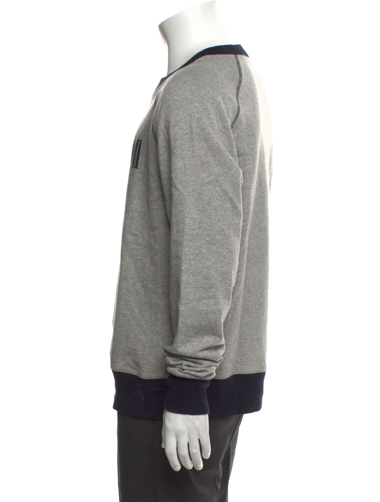 AMI Graphic Print Crew Neck Sweatshirt