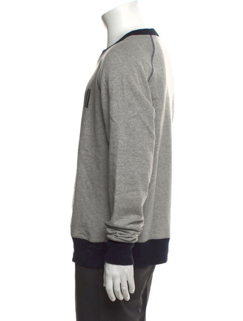 AMI Graphic Print Crew Neck Sweatshirt