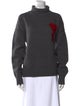 AMI Virgin Wool Turtleneck Sweater