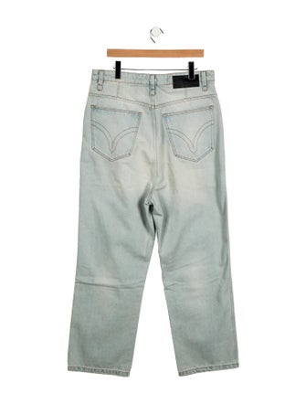 AMI High-Rise Wide Leg Jeans