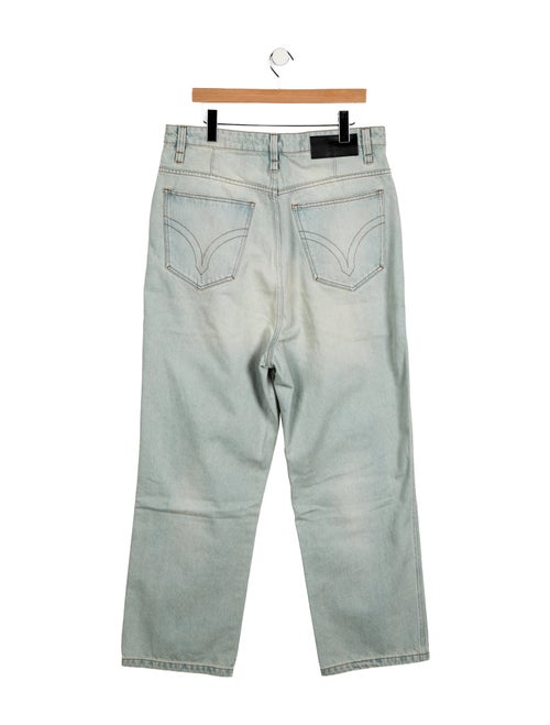 AMI High-Rise Wide Leg Jeans