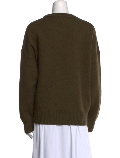 AMI Virgin Wool Graphic Print Sweater