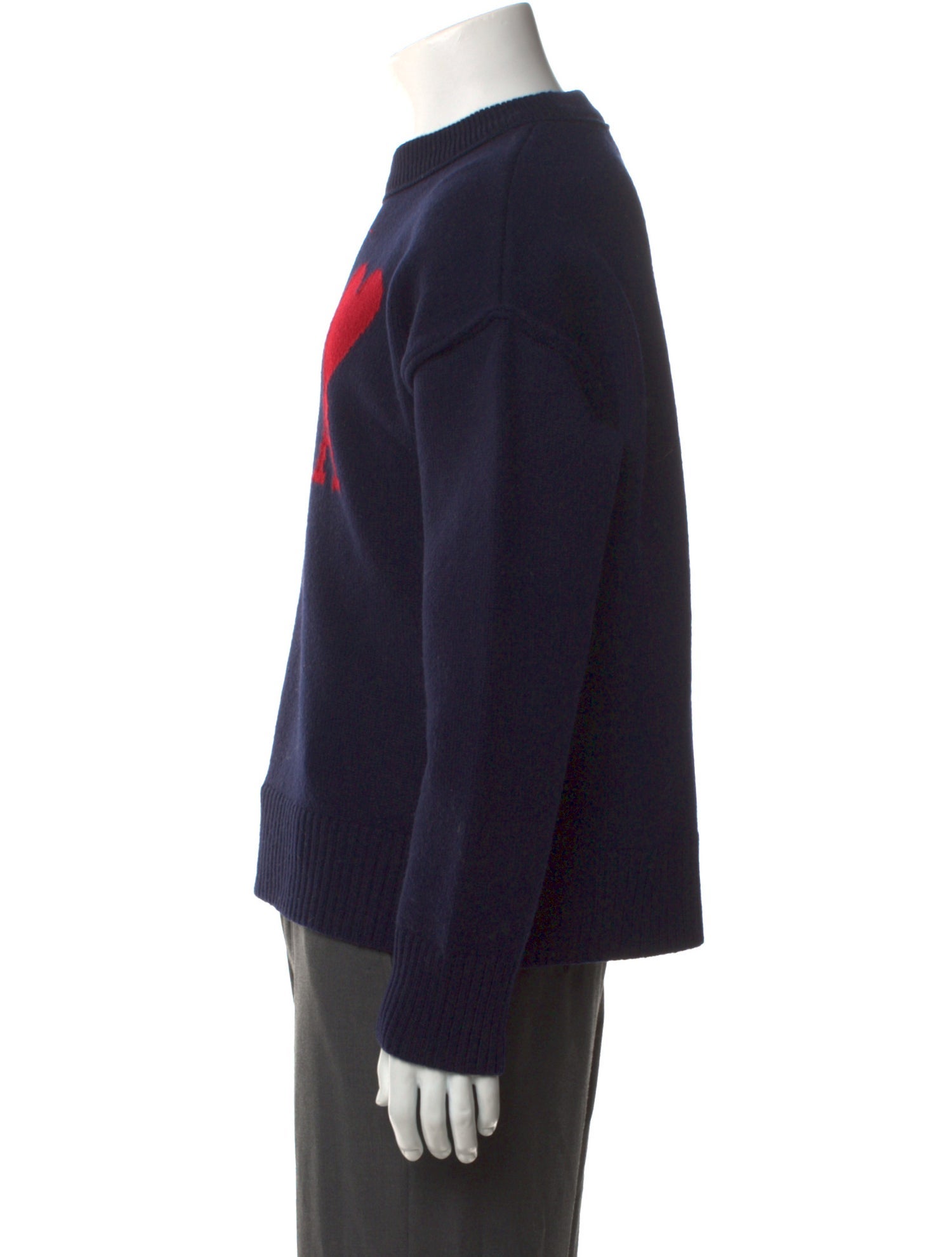 AMI Virgin Wool Graphic Print Pullover w/ Tags