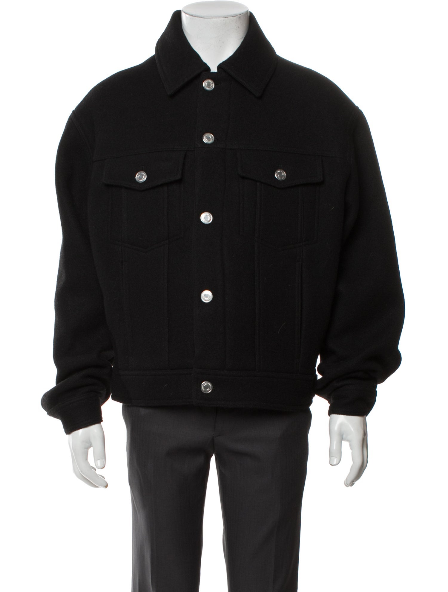 AMI Virgin Wool Trucker Jacket