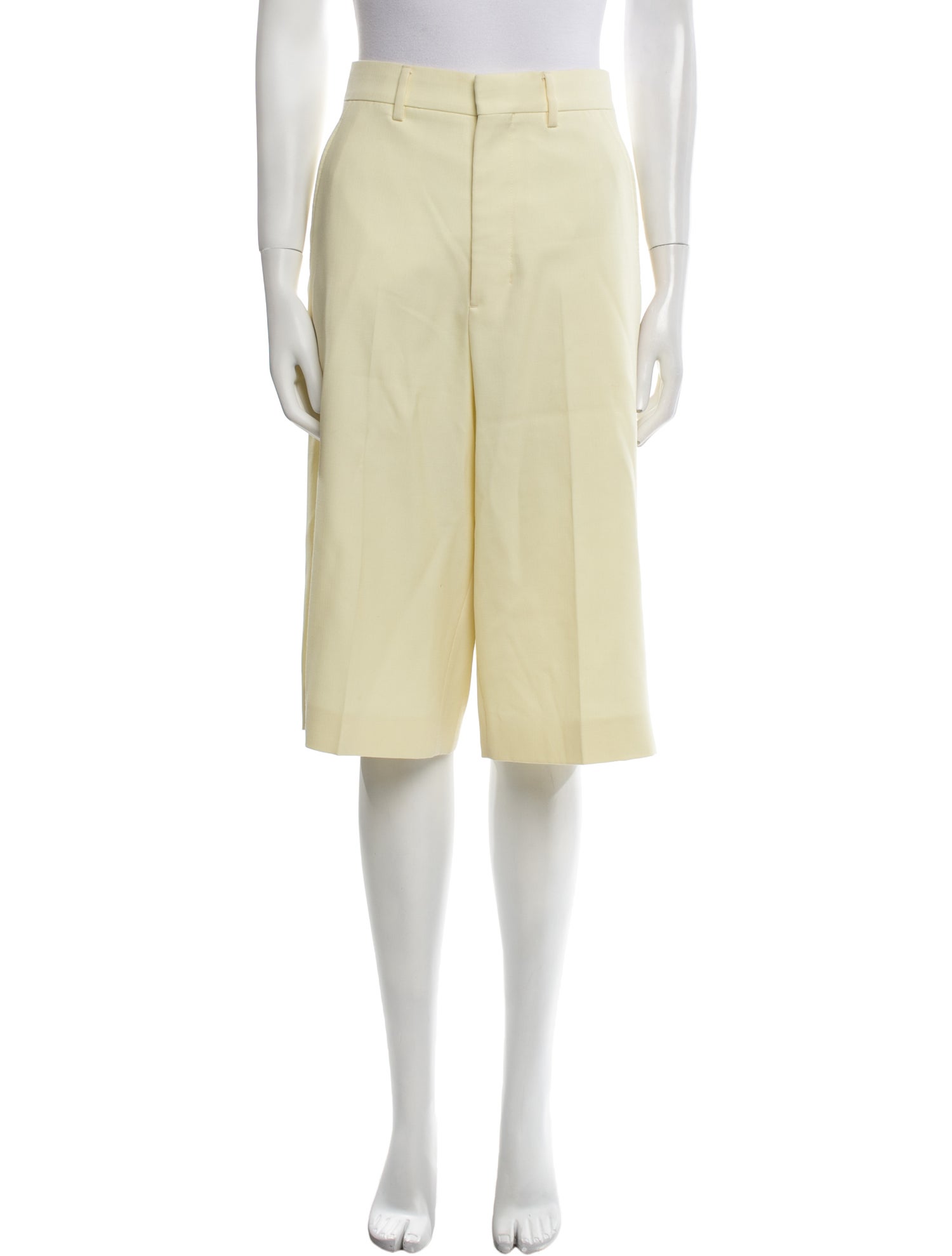 AMI Wool Knee-Length Shorts