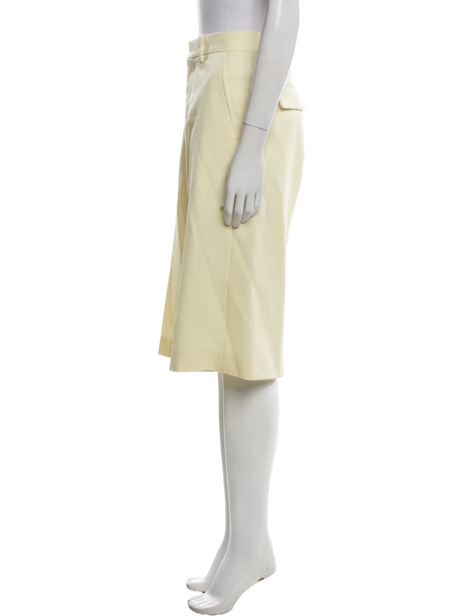 AMI Wool Knee-Length Shorts