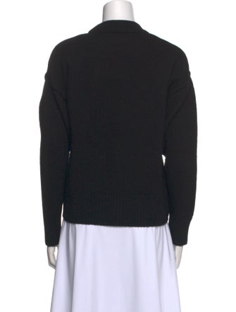 AMI Virgin Wool Graphic Print Sweater