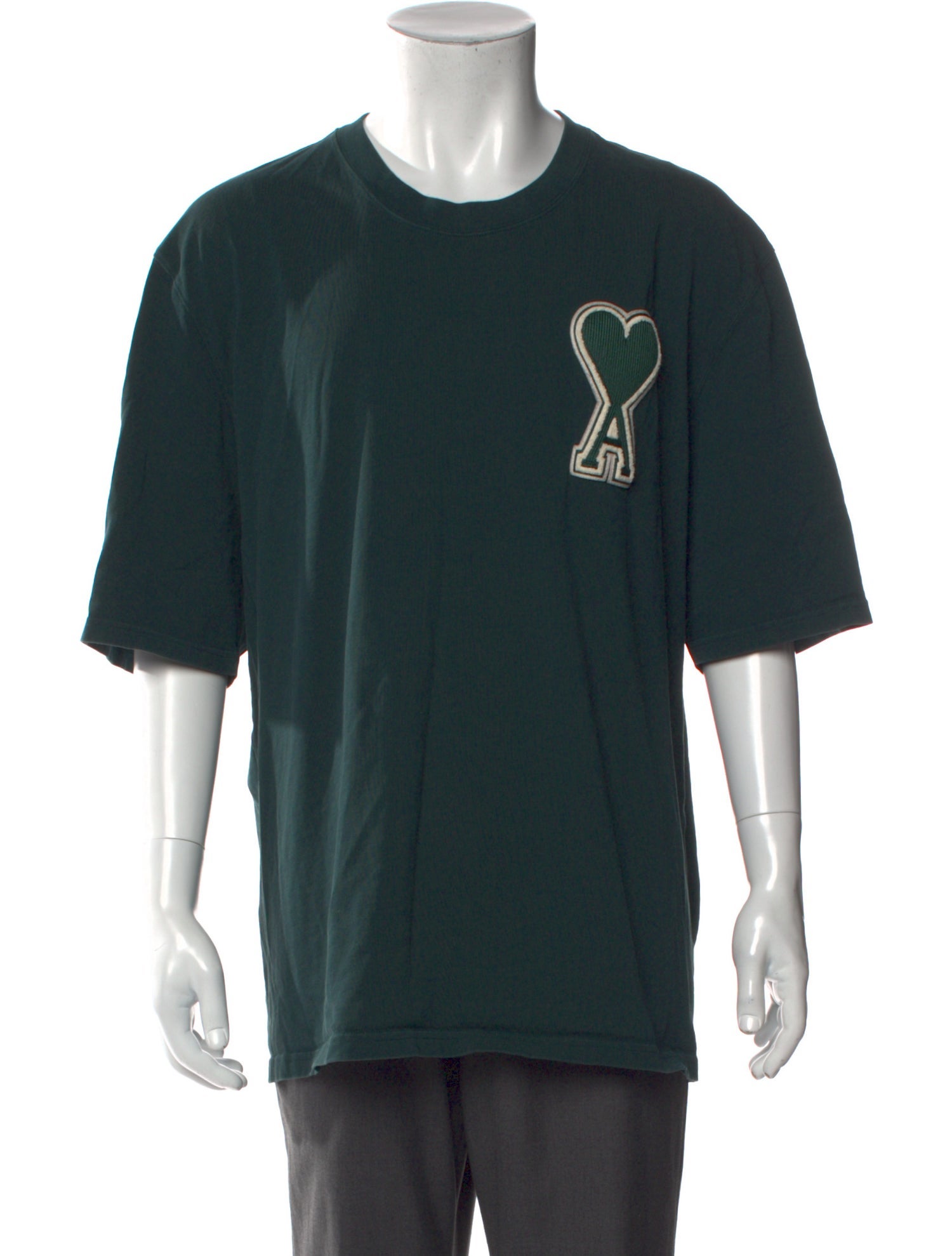 AMI Graphic Print Crew Neck T-Shirt