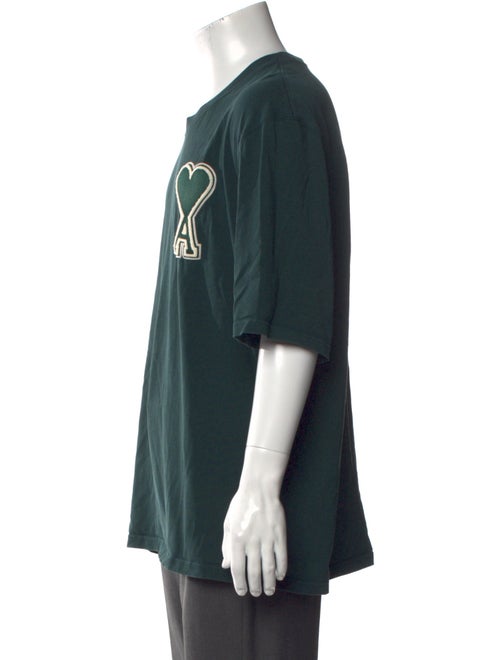 AMI Graphic Print Crew Neck T-Shirt