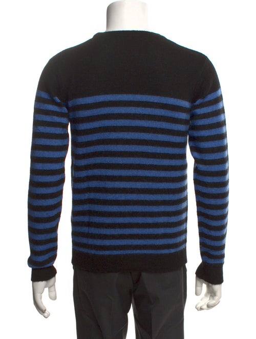 AMI Merino Wool Striped Pullover
