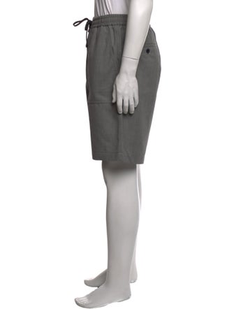 AMI Virgin Wool Jogger Shorts