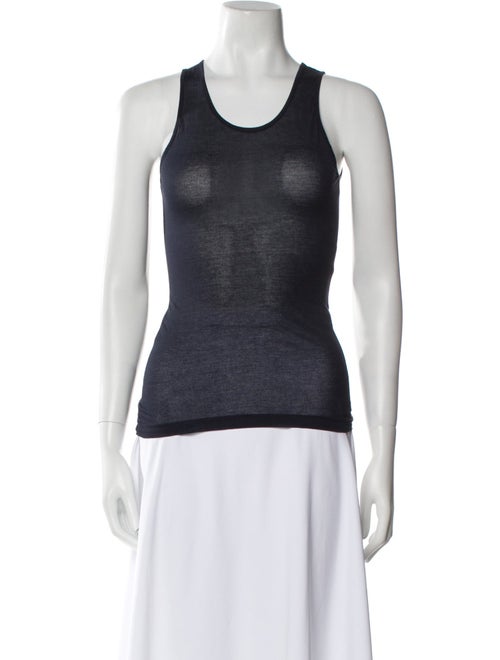 AMI Scoop Neck Sleeveless Top