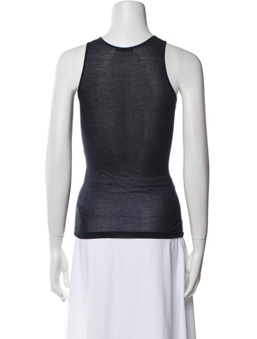 AMI Scoop Neck Sleeveless Top