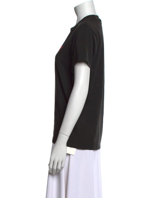 AMI Graphic Print Crew Neck T-Shirt