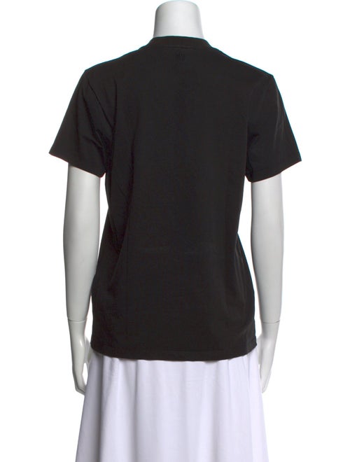 AMI Graphic Print Crew Neck T-Shirt