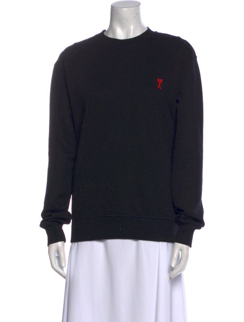 AMI Crew Neck Long Sleeve Sweatshirt