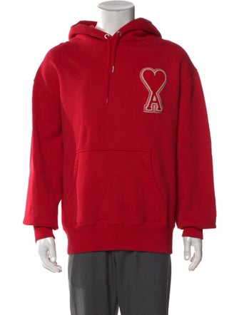 AMI Graphic Print Turtleneck Pullover