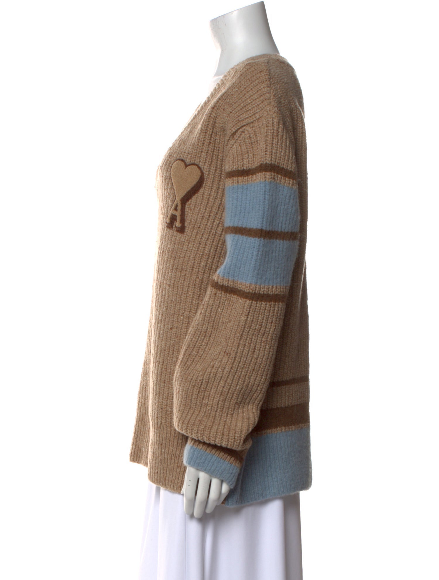 AMI Wool Striped Sweater w/ Tags