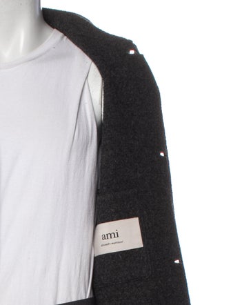 AMI Alexandre Mattiussi Wool Overcoat