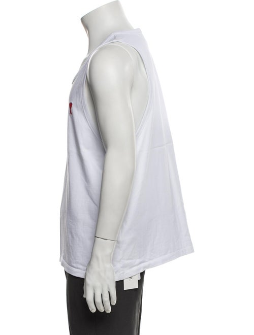 AMI Scoop Neck Sleeveless T-Shirt