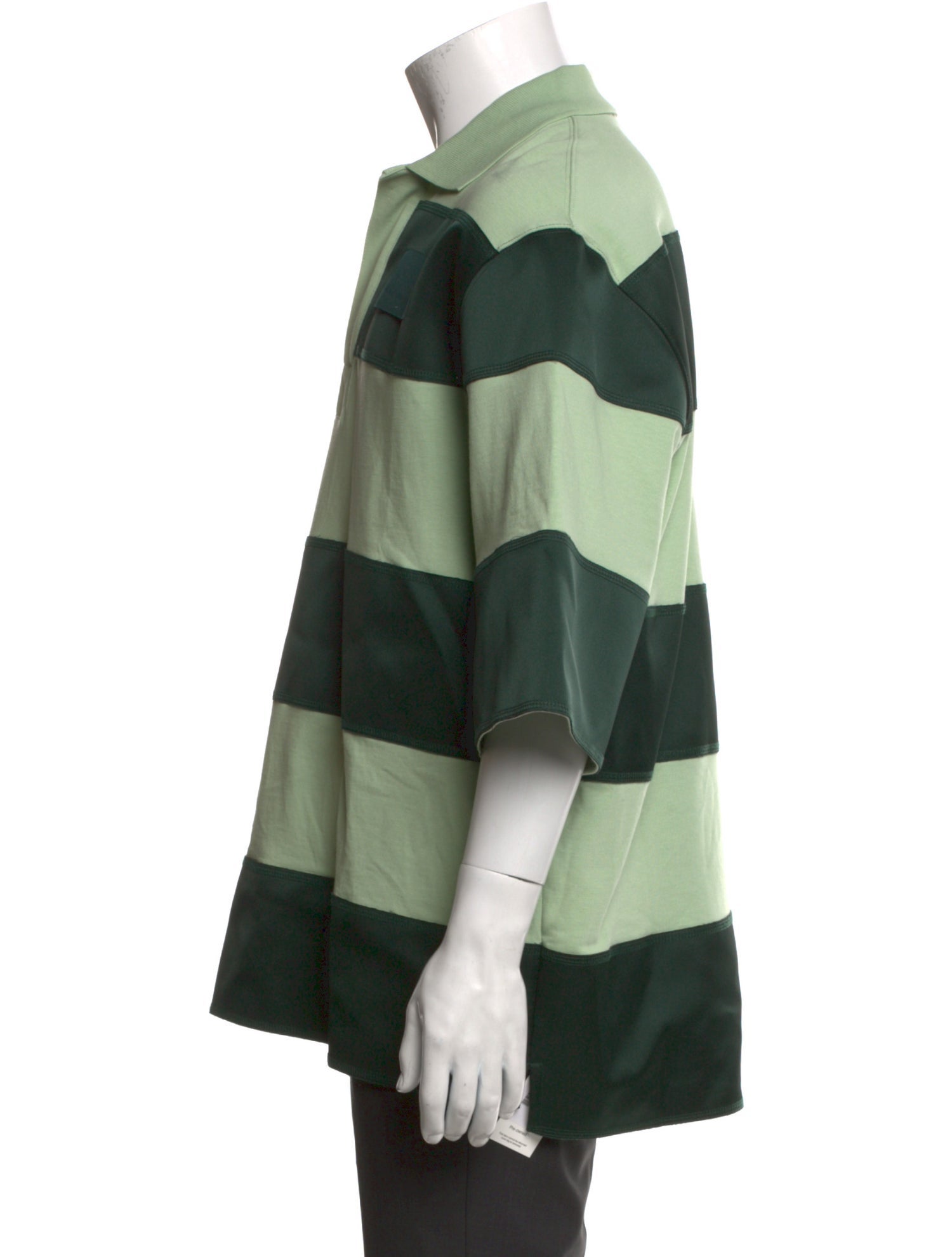 AMI Colorblock Pattern Short Sleeve Shirt