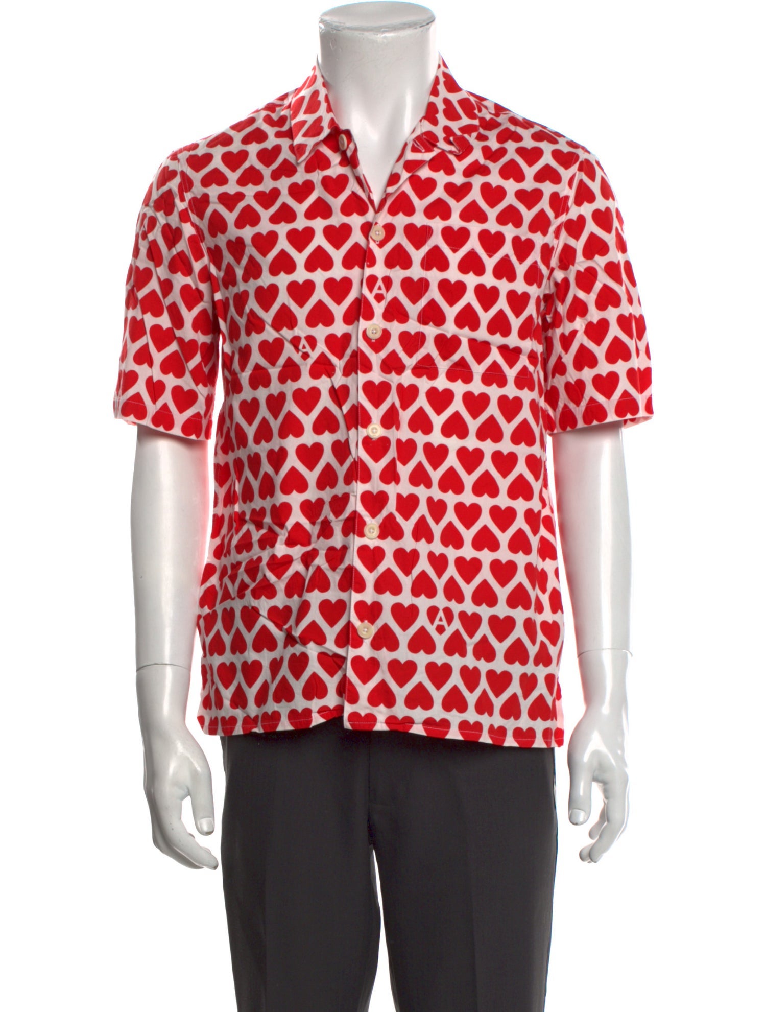 AMI Printed Short Sleeve Shirt