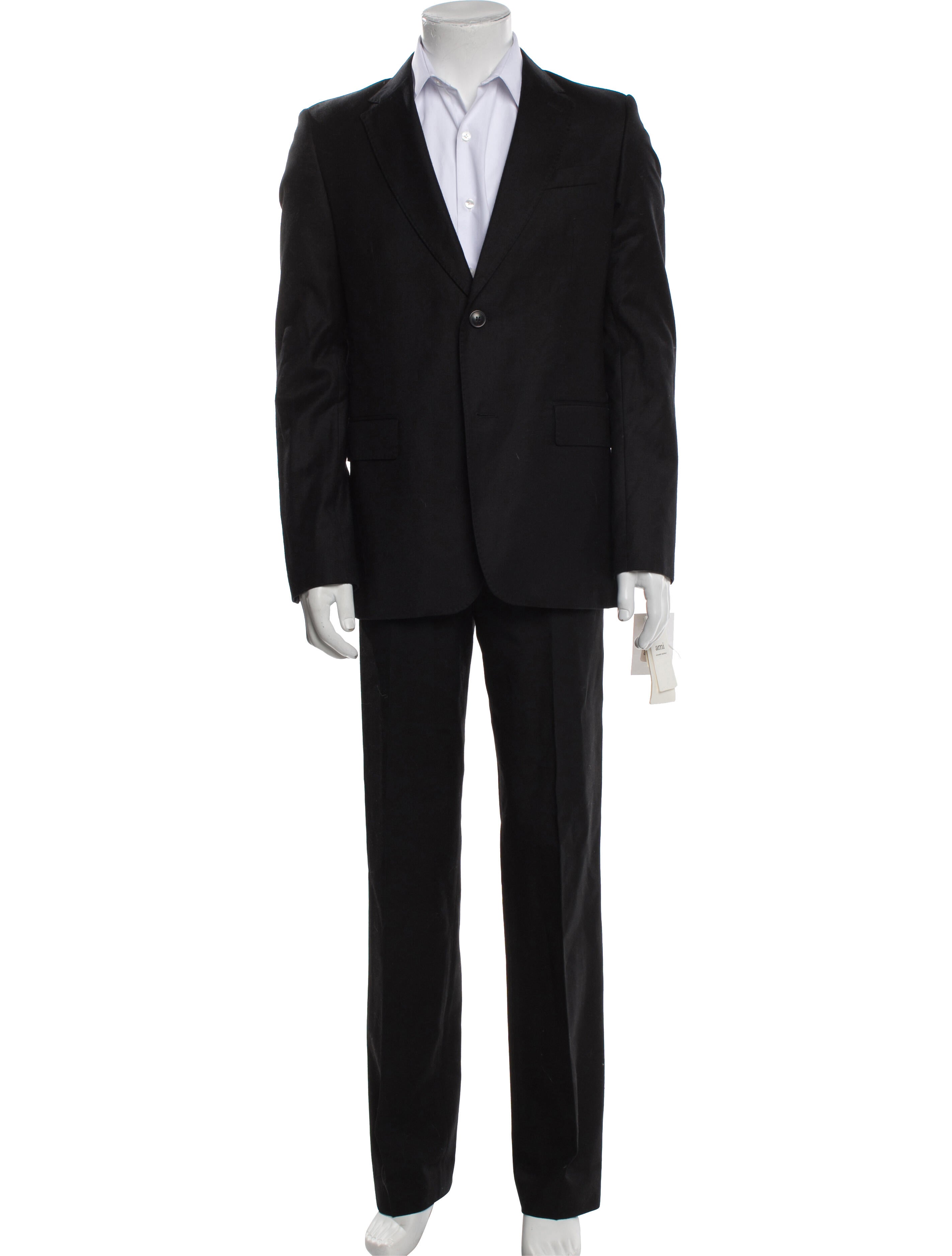 AMI Virgin Wool Two-Piece Suit