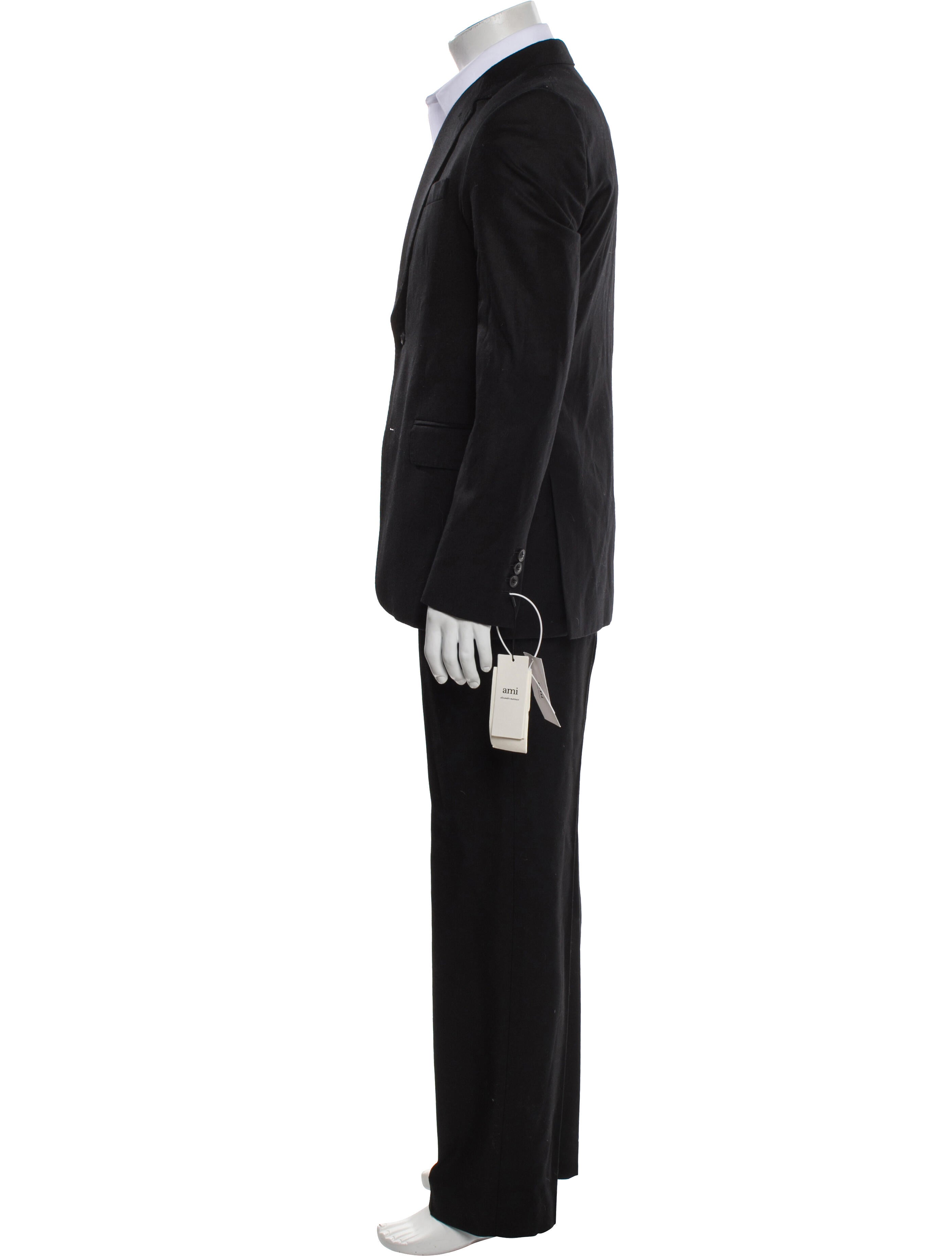 AMI Virgin Wool Two-Piece Suit