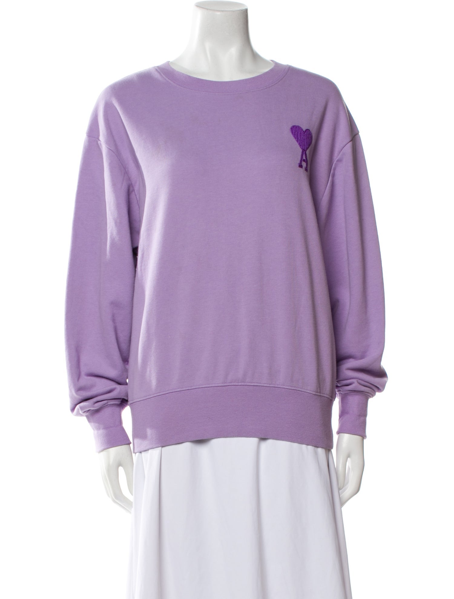 AMI Crew Neck Long Sleeve Sweatshirt