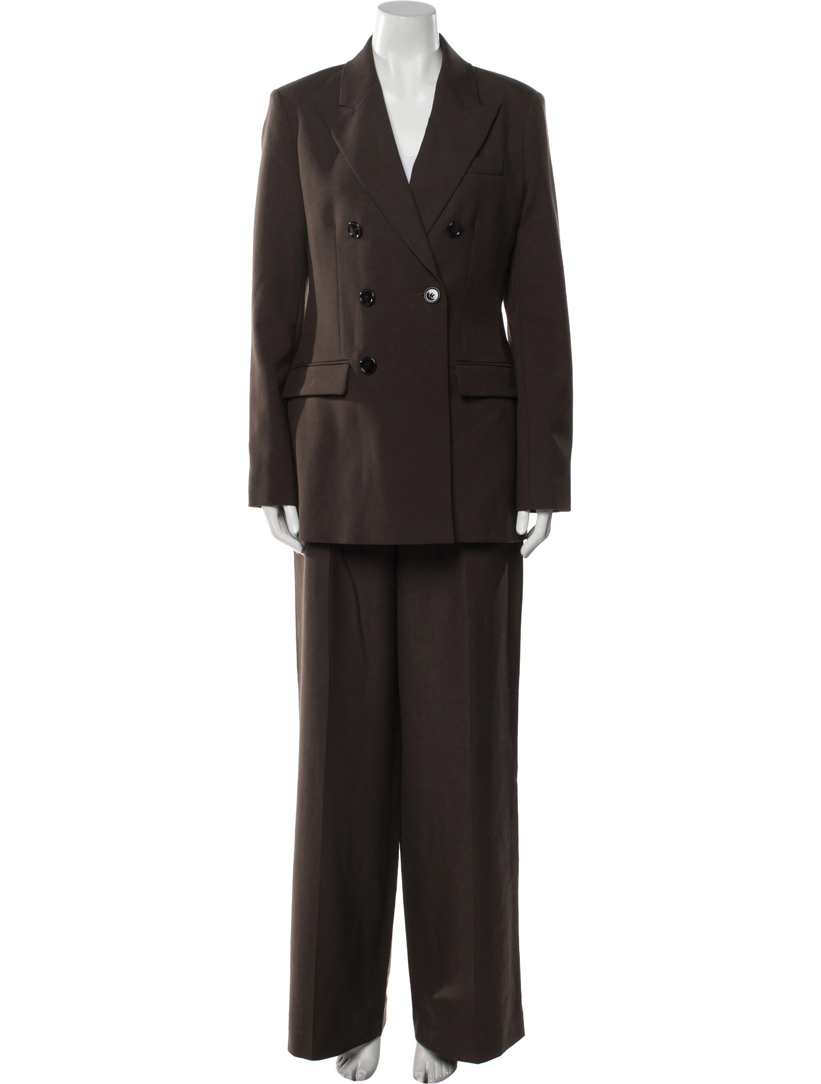 AMI Virgin Wool Pantsuit