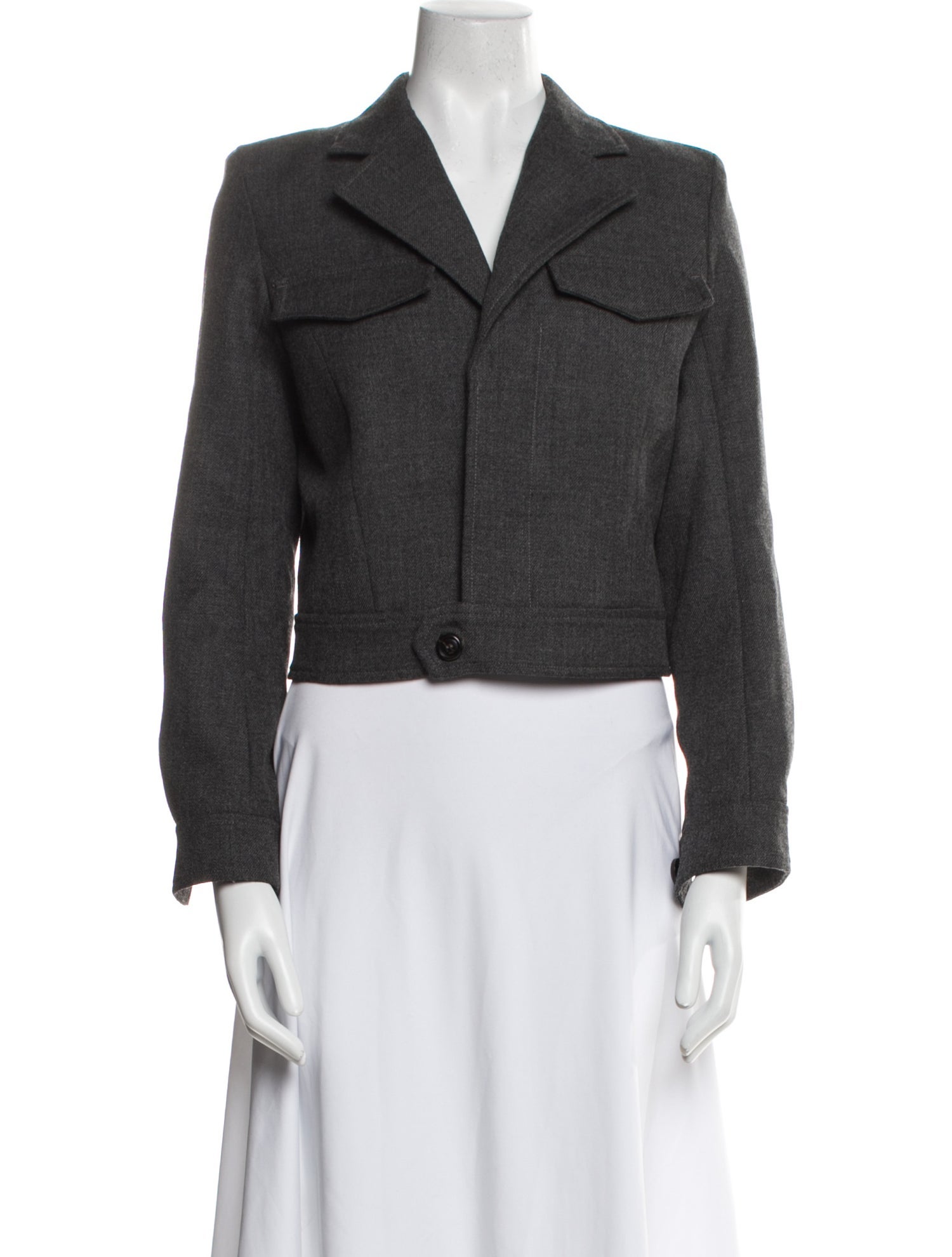 AMI Virgin Wool Biker Jacket